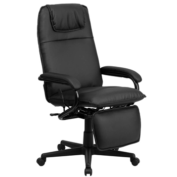 High Back LeatherSoft Executive Reclining Ergonomic Swivel Office Chair with Arms 