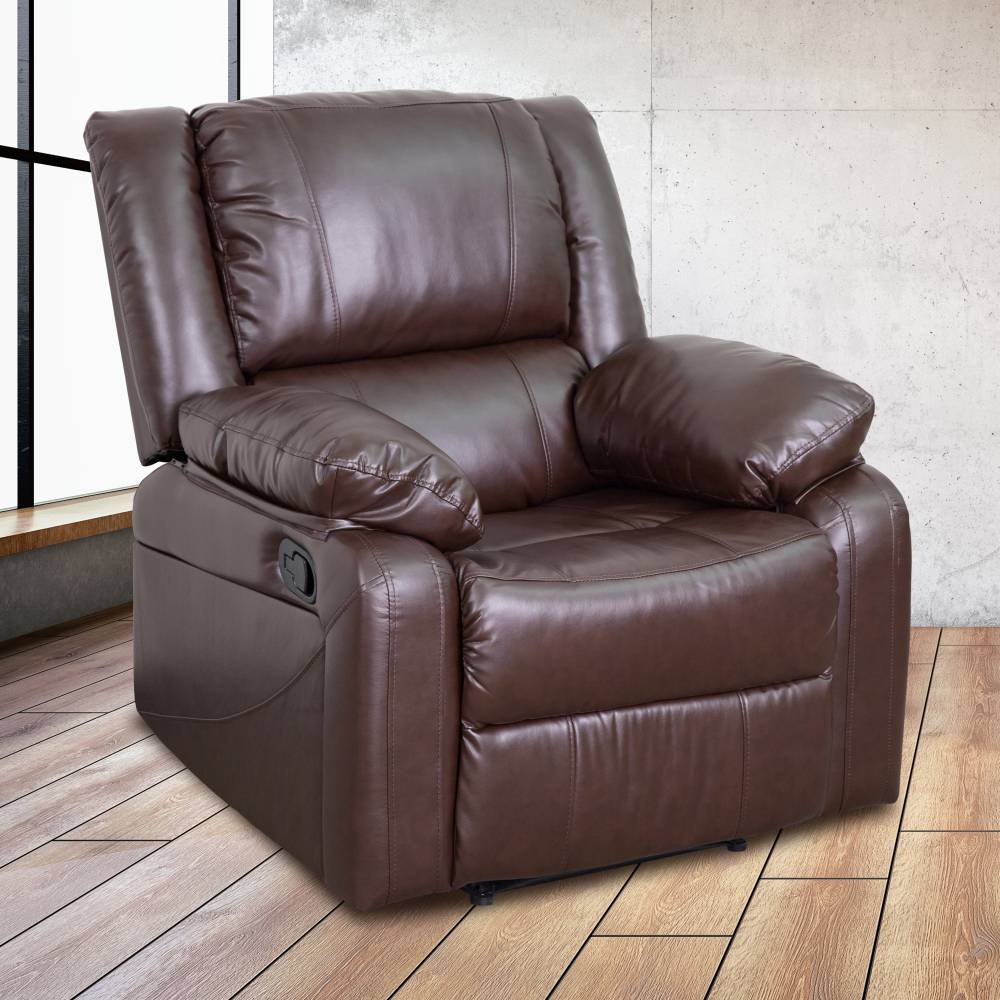 Brown Leather Recliner