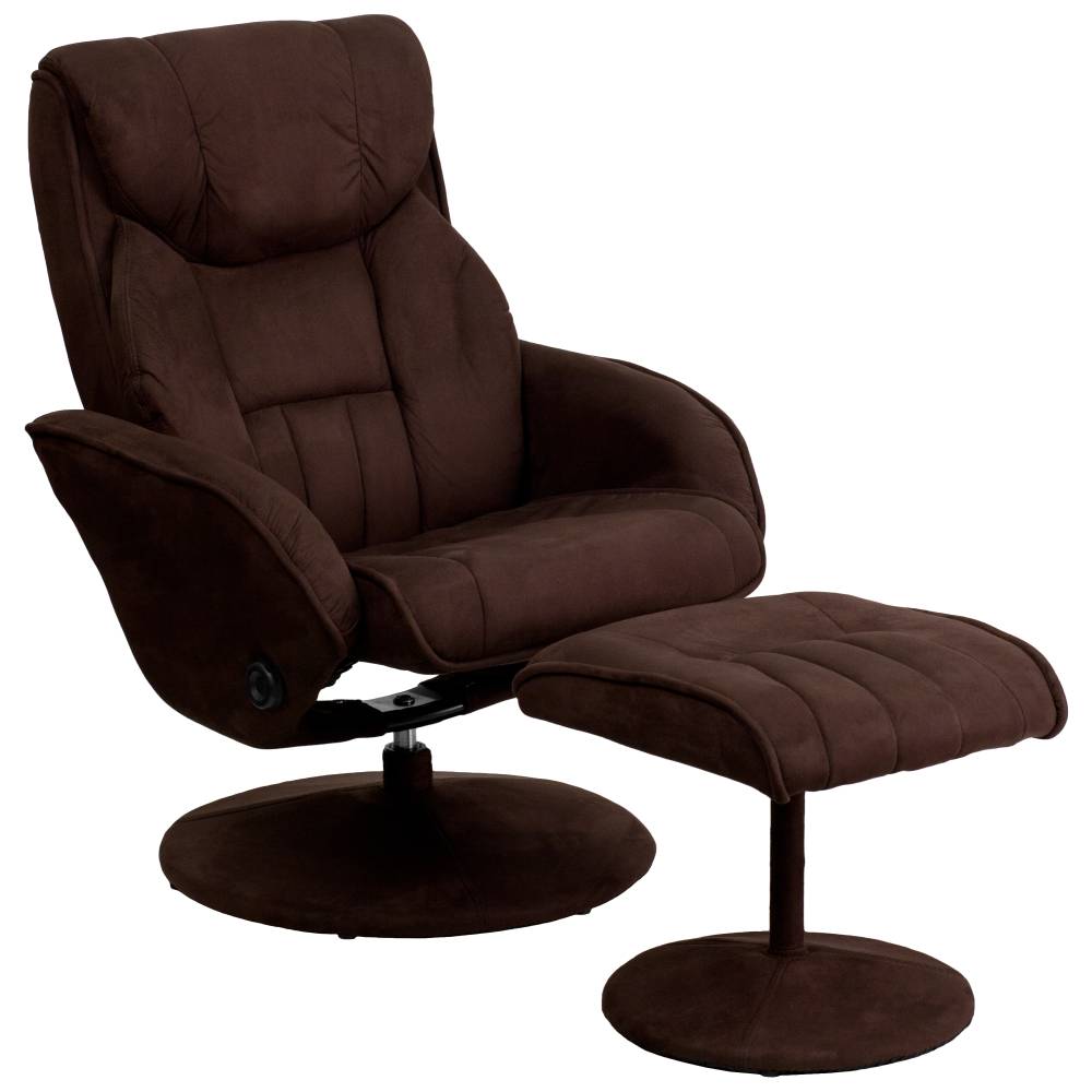 Brown Microfiber Recliner