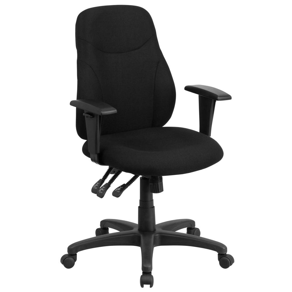 Black Mid-Back Task Chair