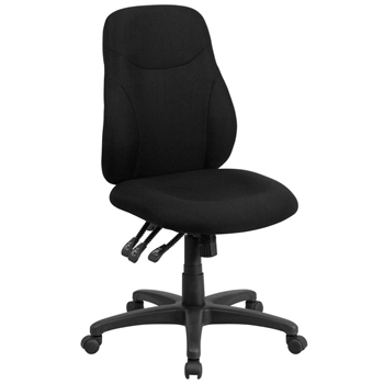 Black Mid-Back Task Chair