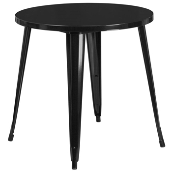 30RD Black Metal Table