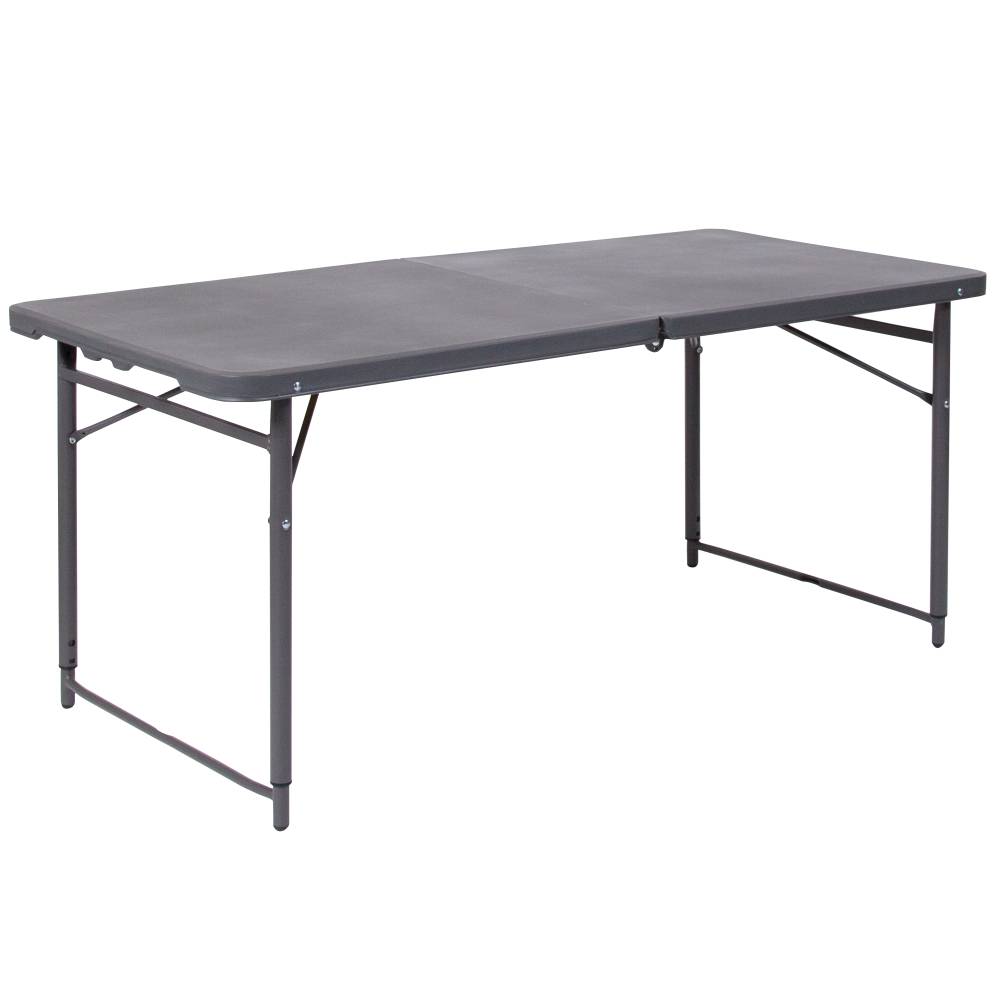 23.5x48.25 Gray Plastic Table