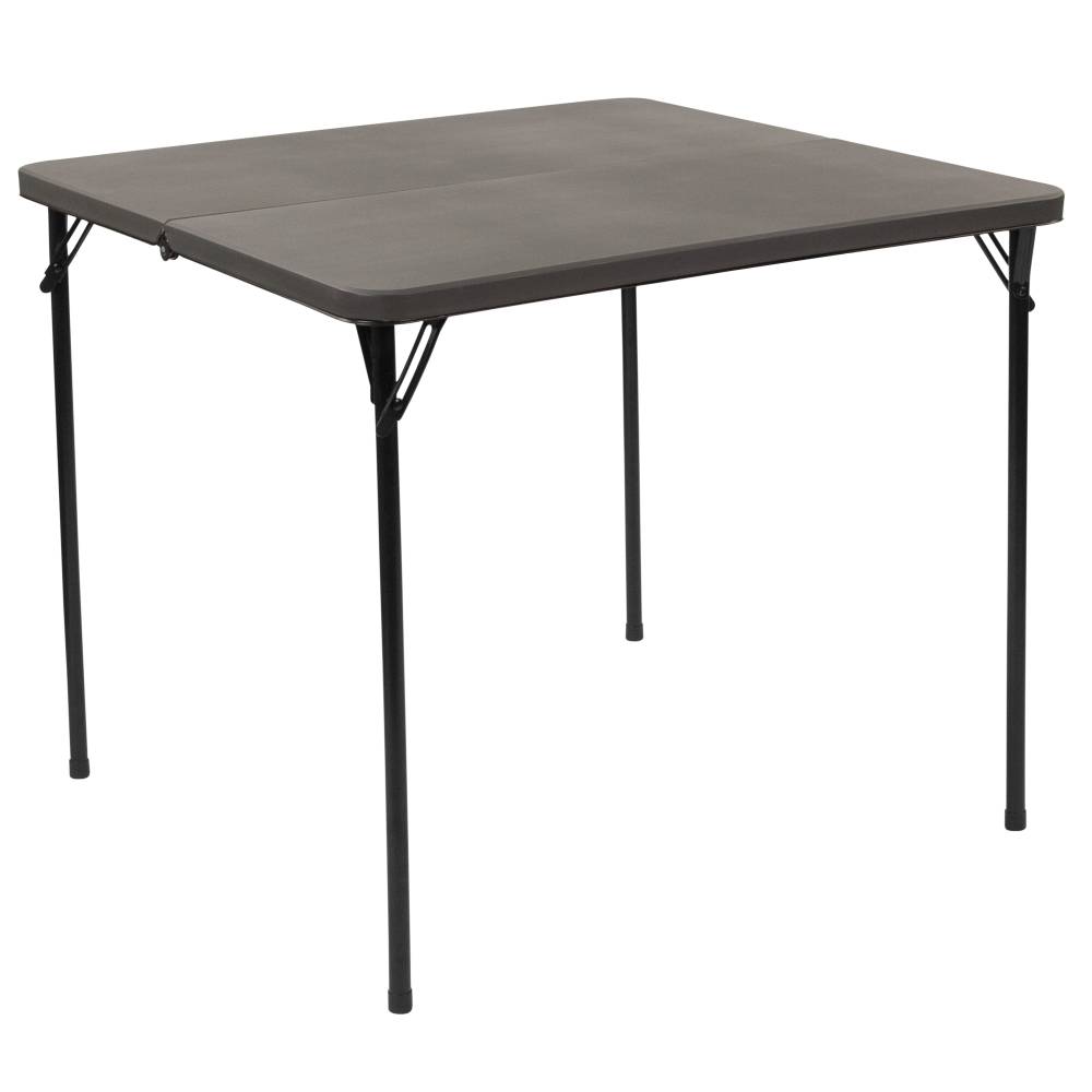 34SQ Gray Plastic Fold Table