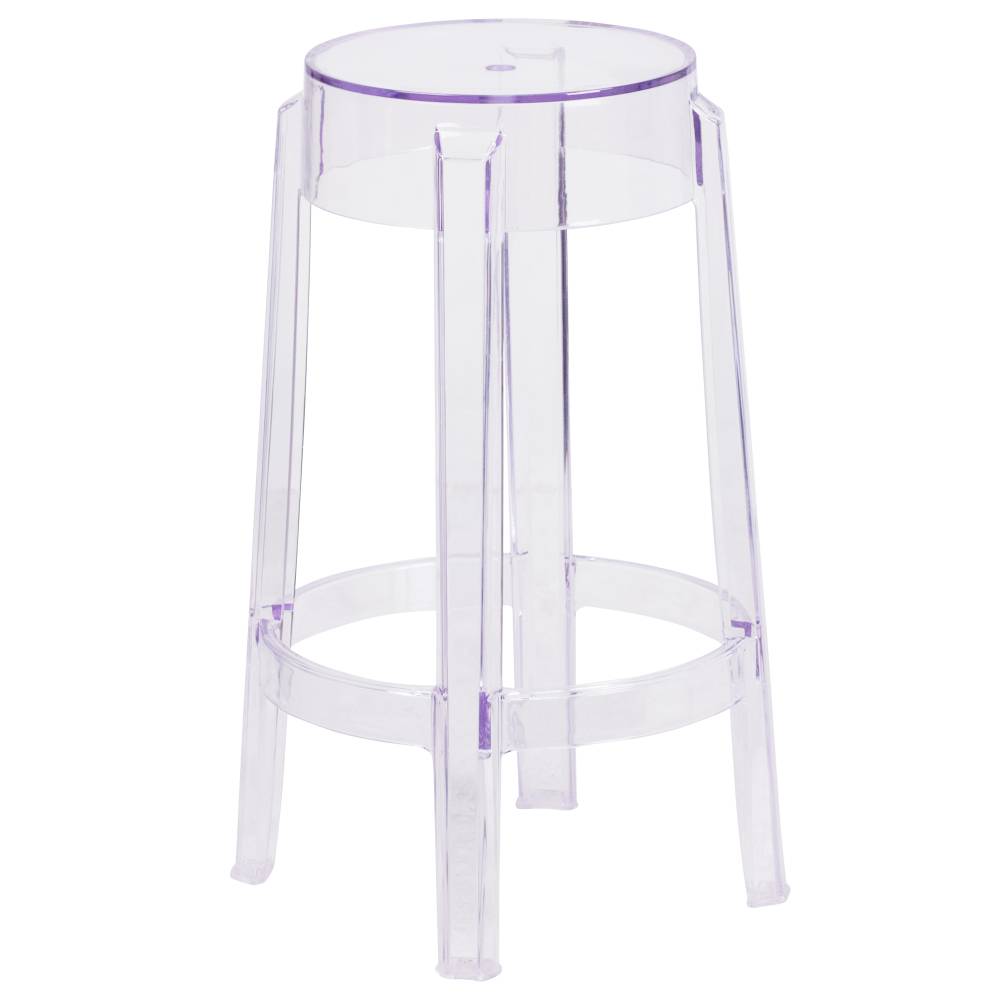 25.75"H Transparent Stool