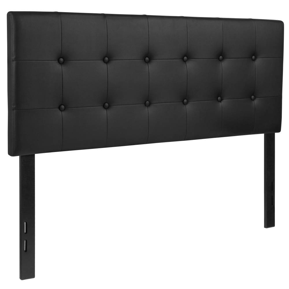 Full Headboard-Black Vinyl