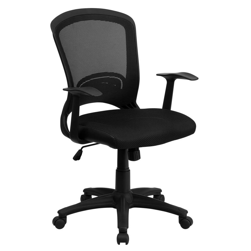 Black Mid-Back Task Chair