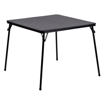 Black Folding Card Table