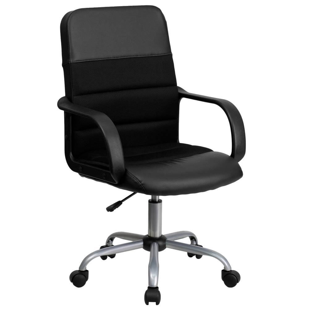 Black Mid-Back Task Chair