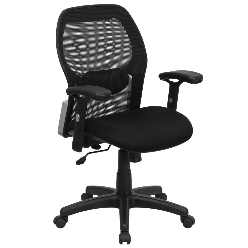 Black Mid-Back Mesh Chair