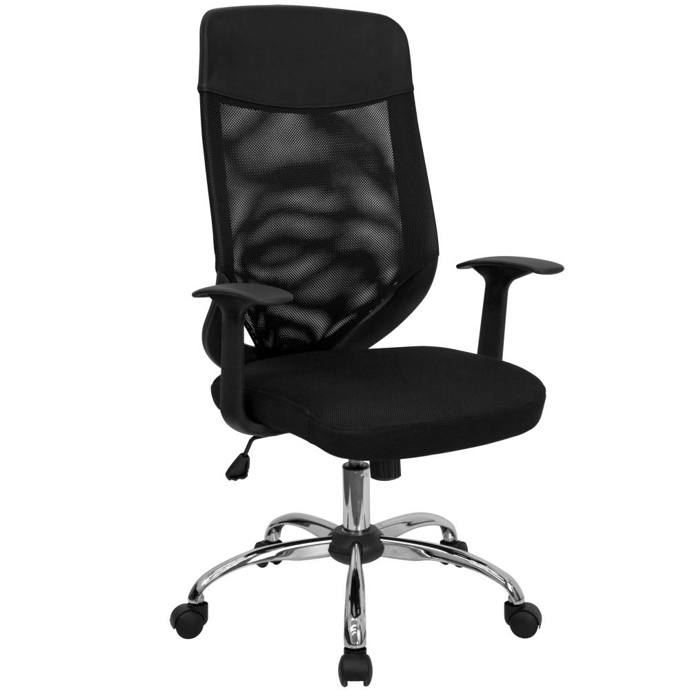 Black High Back Mesh Chair