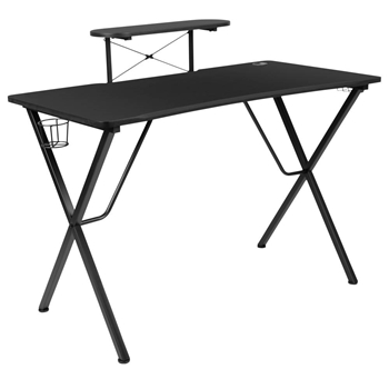 Black Platform Gaming Desk