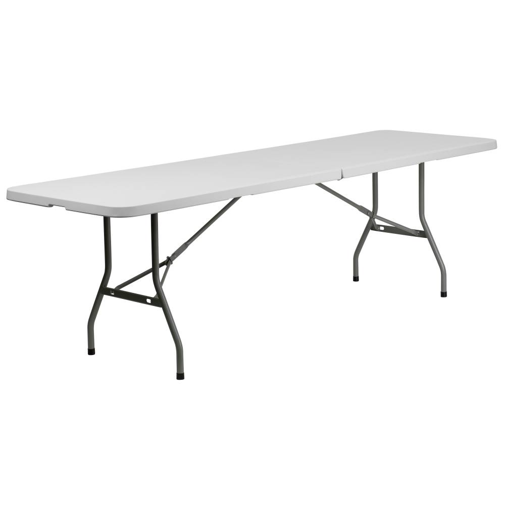 30x96 White Plastic Fold Table