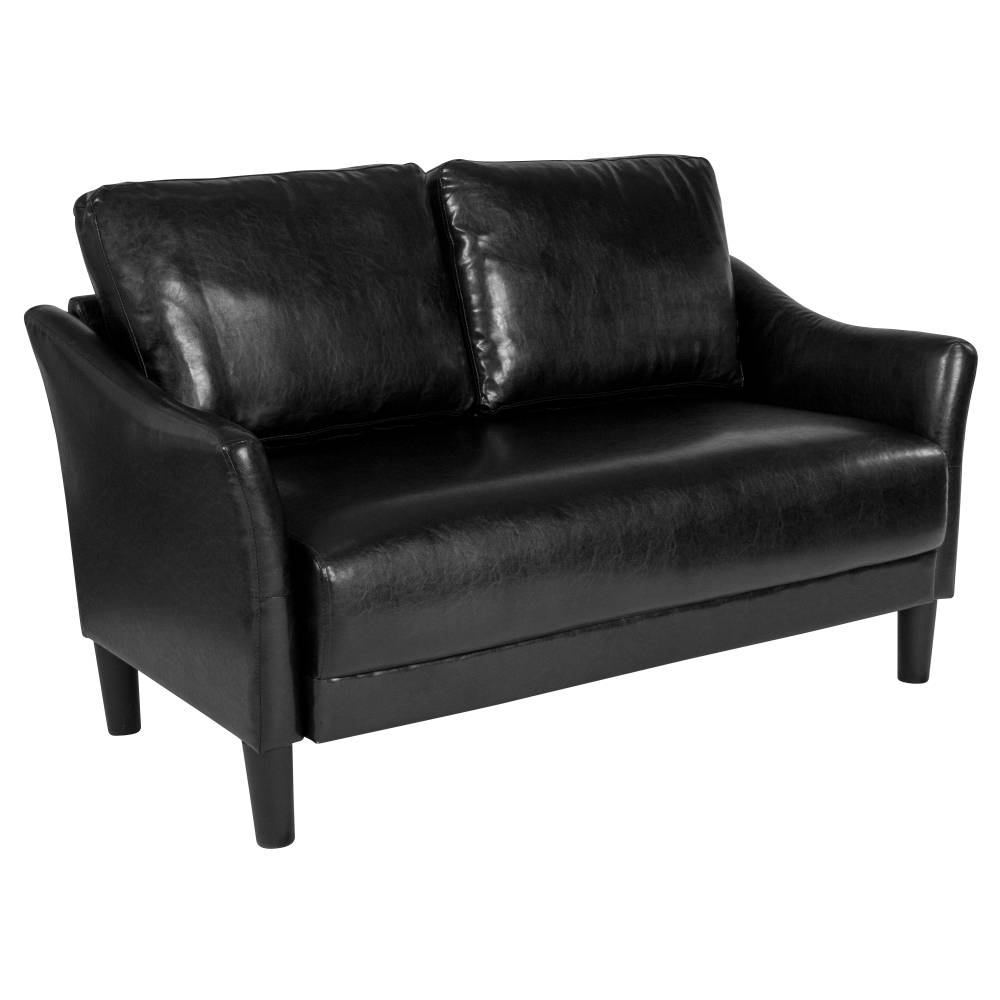 Black Leather Loveseat