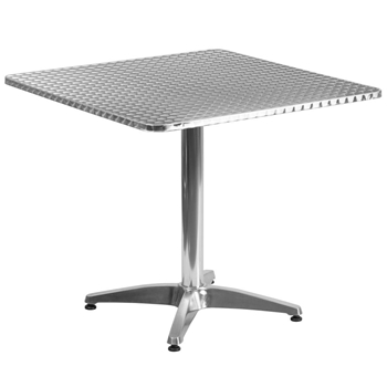 31.5SQ Aluminum Table