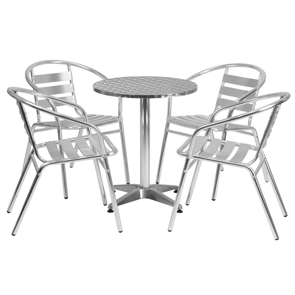 23.5RD Aluminum Table Set