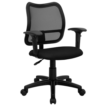 Black Mid-Back Task Chair