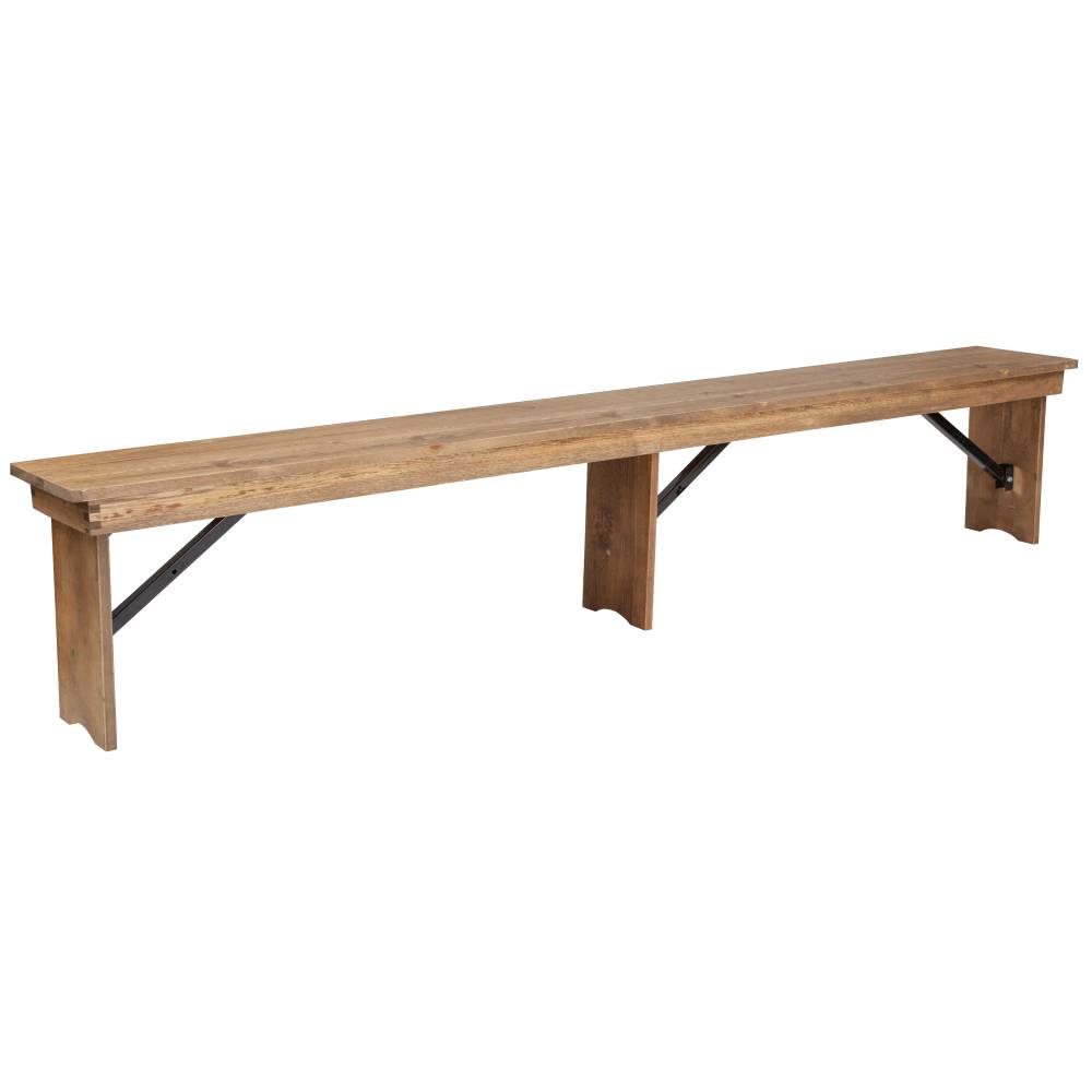 8'x12" Folding Farm Bench