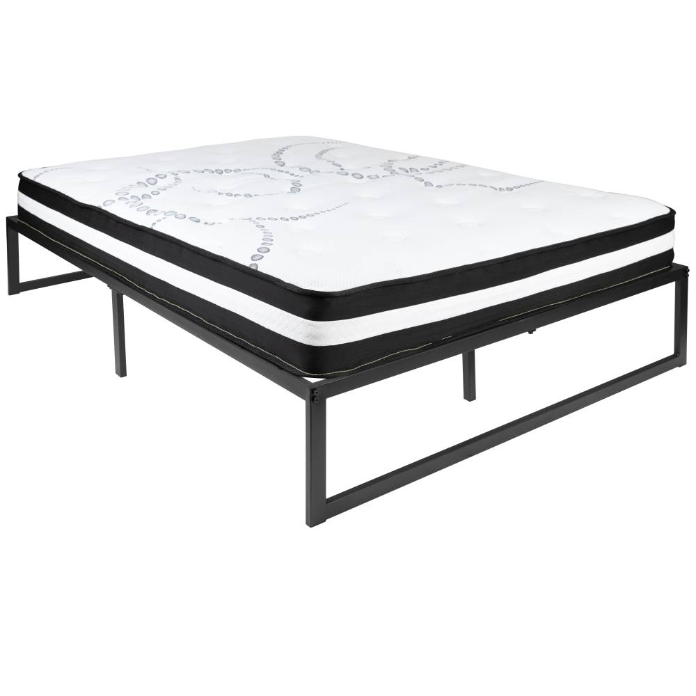 Full Bed Frame & Mattress Set