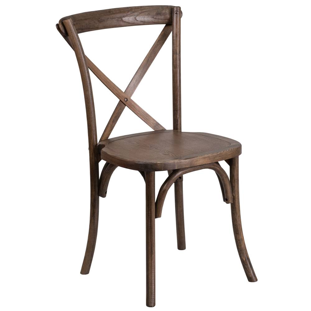 Early Amer. Cross Back Chair