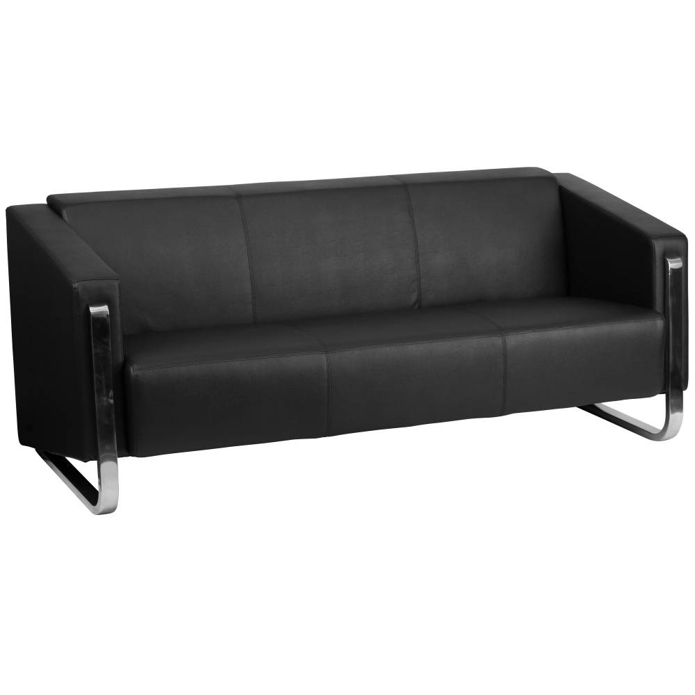 Black Leather Sofa