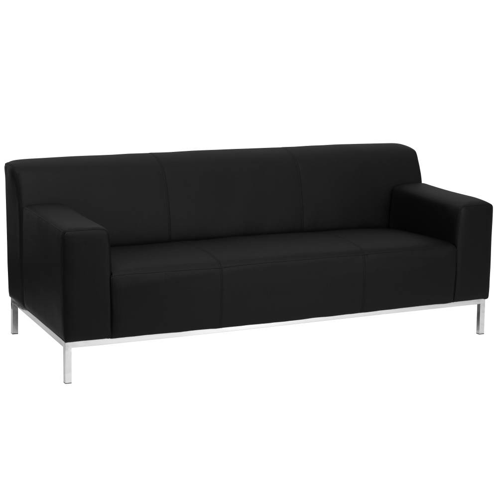 Black Leather Sofa