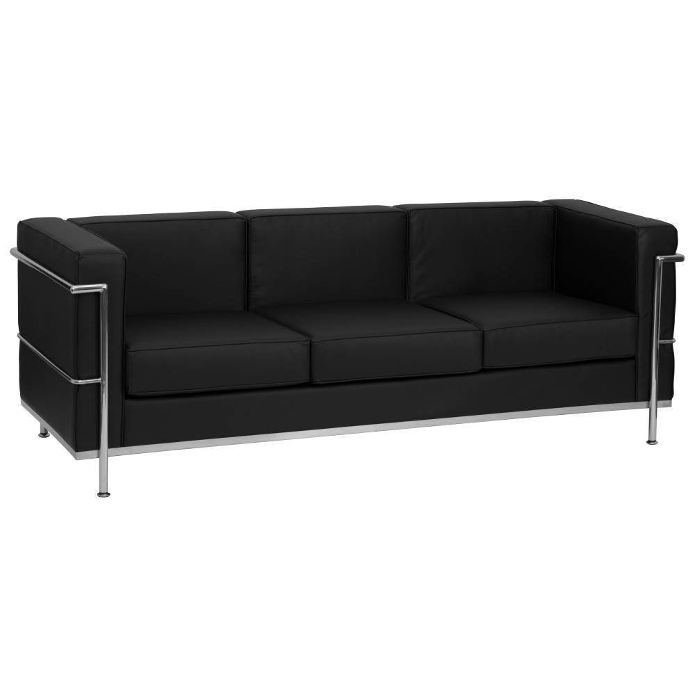 Black Leather Sofa