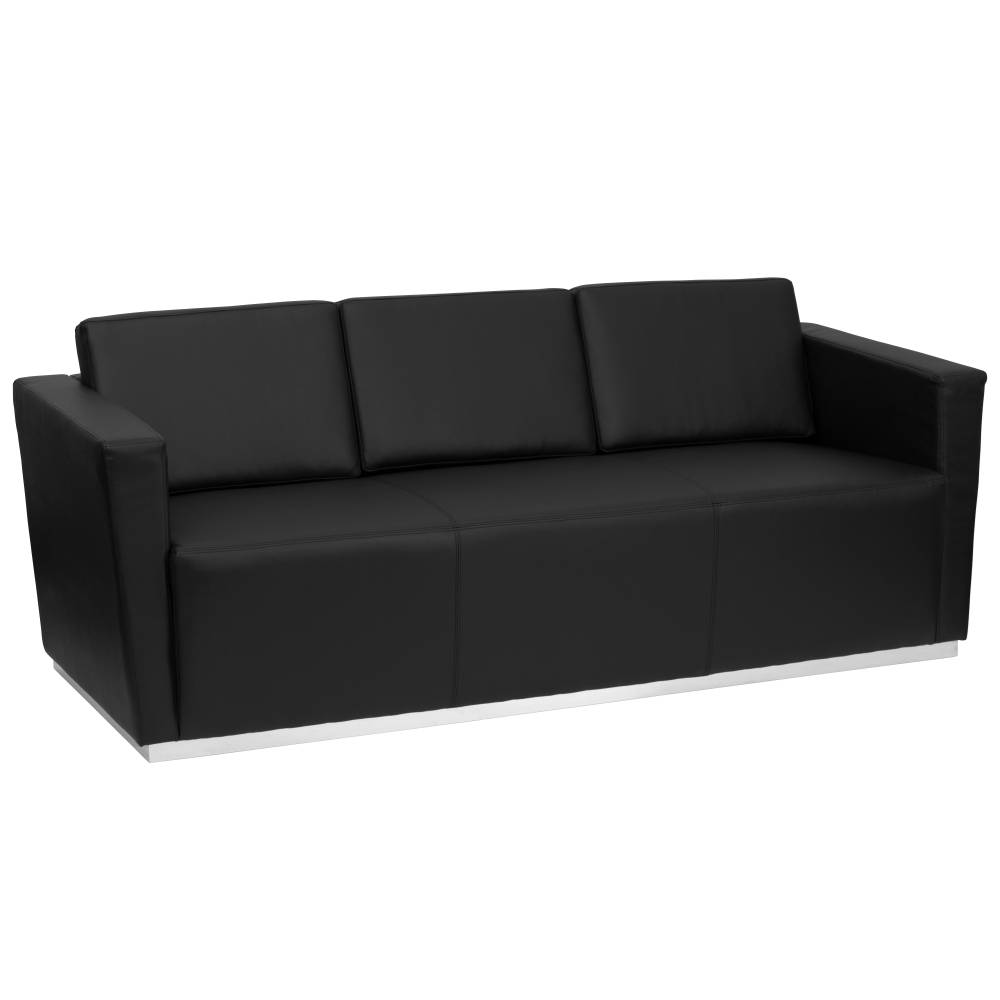 Black Leather Sofa