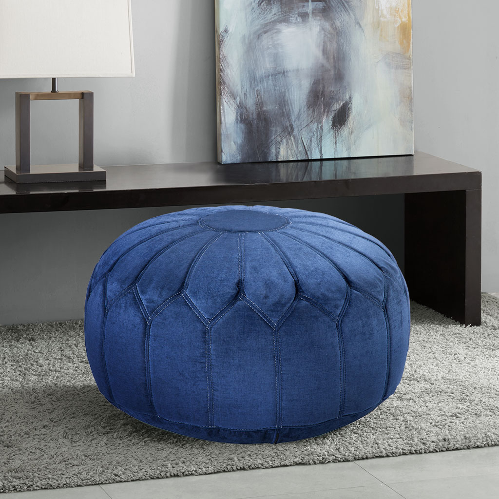 Kelsey Round Pouf Ottoman