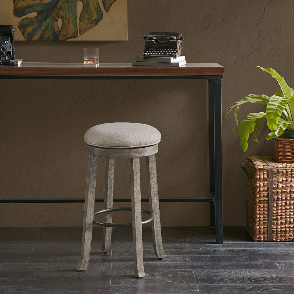 Backless Bar Stool with Swivel Seat