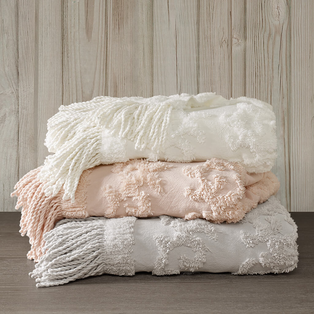 Chloe Chenille Tufted Throw