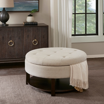 Miller Round Storage Ottoman